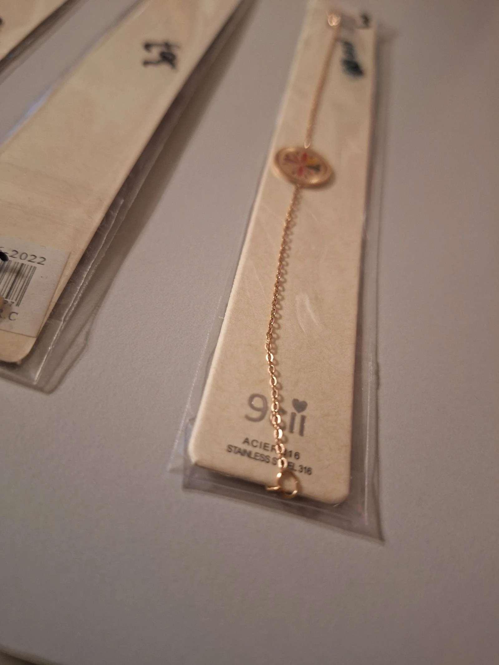 Hermoso brazalete de oro o plata 9Cii de acero inoxidable 5.50 e/p – photo 8